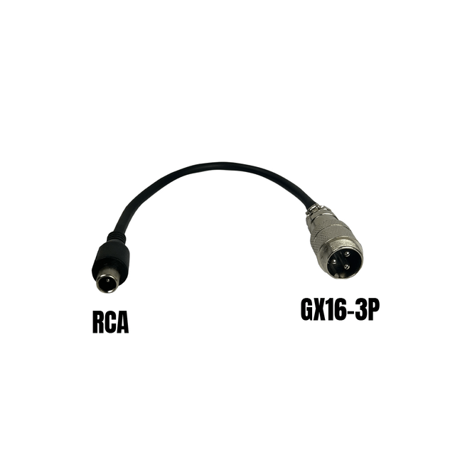 Adaptateur chargeur tous modèles (GX16 3Pins Male-RCA Connecteur)