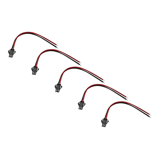 Câble prise JST 2 pin femelle x5pcs