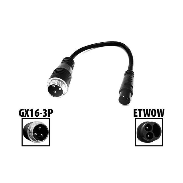 Adaptateur chargeur tous modèles (GX16 3P- ETWOW)