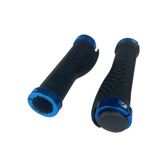 Poignées silicone (4 couleurs : rouge, bleu, noir, jaune) (Bleu)