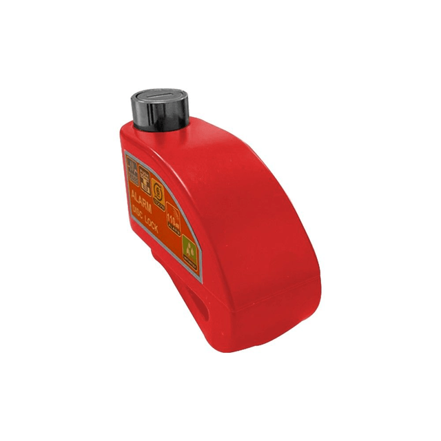Antivol bloque disque alarme (Rouge)