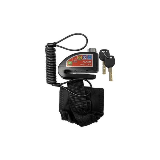 Antivol bloque disque alarme (Noir)