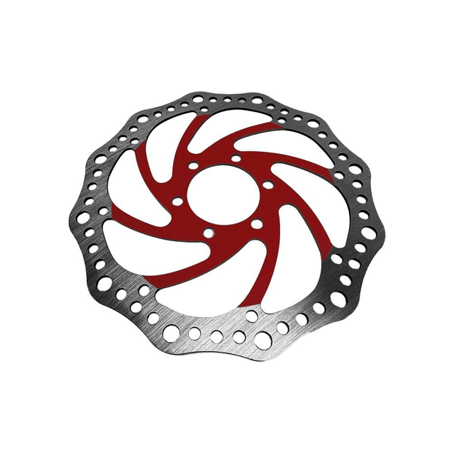 Disque de frein R6 160mm entraxe 48mm (3 couleurs) (Rouge)