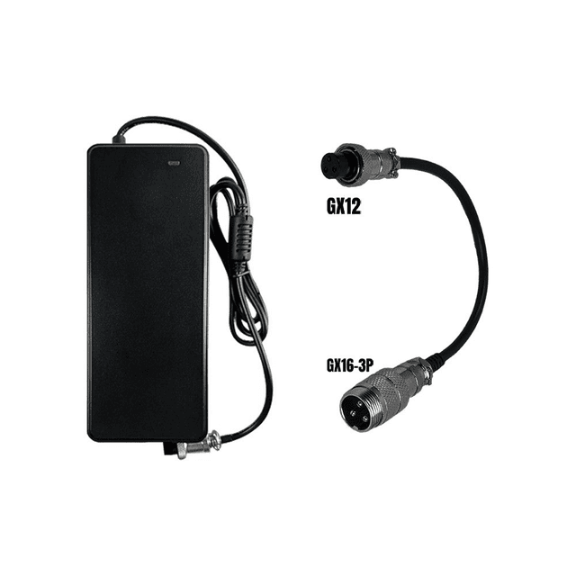 PACK Chargeur 48V ➡️ 54.6V / 2A (Connecteur GX12-3P)